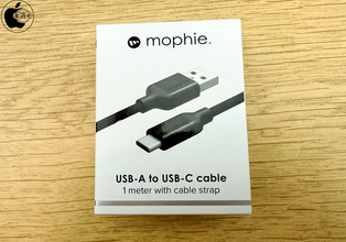 Apple Store、mophieの高耐久USB-A to USB-C充電ケーブル「mophie USB-A - USB-C Charge Cable」を販売開始