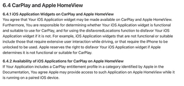 Apple HomeViewにiPhoneアプリウィジェットが対応するにはCarPlayオーディオやビデオ対応が必要