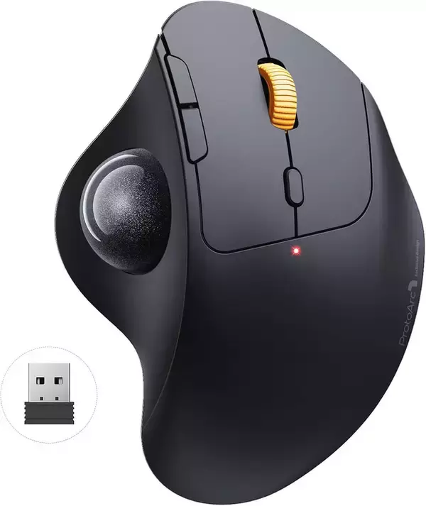 Amazon、ProtoArcのBluetooth &2.4GHz対応ワイヤレストラックボールマウス「ProtoArc EM04」を2,740円で販売中（スマイル Sale）