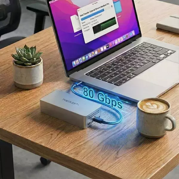 Amazon、TREBLEETのThunderbolt 5接続SSDケース「TREBLEET 7019」を22,999円で販売中