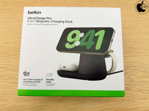 Apple Store、Belkin製Qi2 25W対応3-in-1ワイヤレス充電器「Belkin UltraCharge Pro 3-in-1 Magnetic Charging Dock」を販売開始（Apple限定）