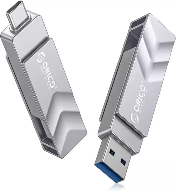 Amazon、ORICOのUSB-A/USB-C接続フラッシュメモリの128GBモデル「GB02-128GB」を3,375円で販売中（タイムセール）