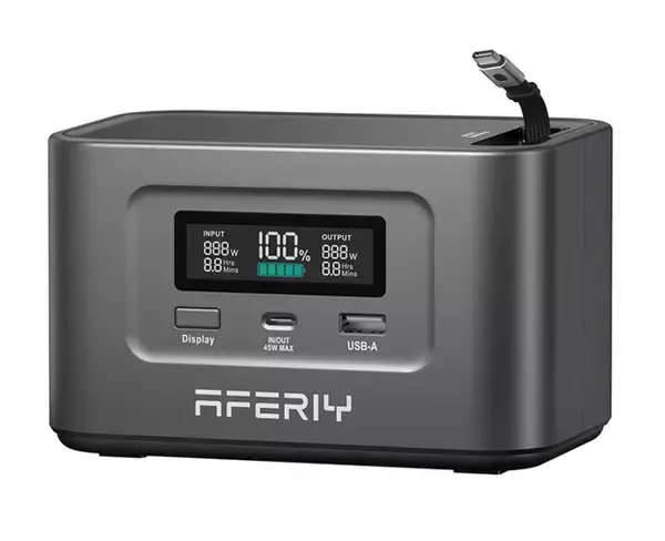 Amazon、AFERIYのポータブル電源「AFERIY Nano 100」を7,191円で販売中（クーポン適用）