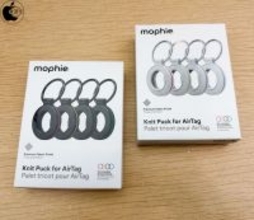 Apple Store、mophieのAirTag用ケース「mophie Knit Puck for AirTag（4個入り）」を販売開始（Apple限定）
