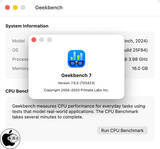 「Primate Labs、新しいベンチマークアプリ「Geekbench 7」をリリース」の画像1