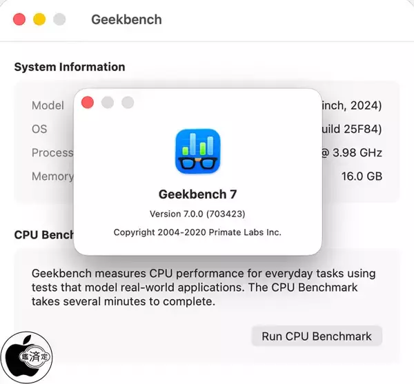 Primate Labs、新しいベンチマークアプリ「Geekbench 7」をリリース