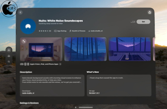 nada studio、iPhone/iPad用リラックスサウンドアプリ「Nuits」が、Apple Visionに対応