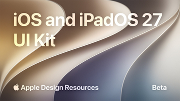 Apple、Figmaにて、iOS 27 & iPadOS 27用デザインキット「iOS and iPadOS 27 UI Kit」を公開