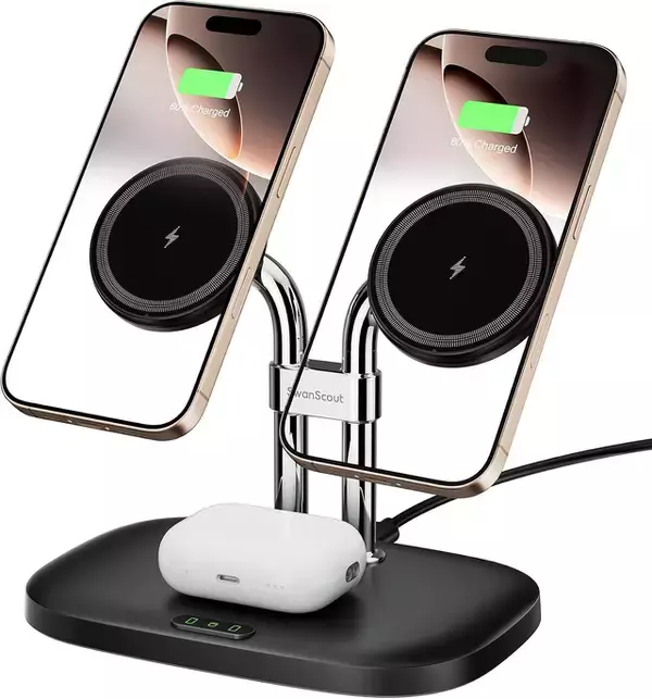 Amazon、SwanScoutの3-in-1ワイヤレス充電器「SwanScout 706M」を5,933円で販売中（タイムセール）