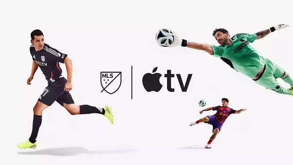 Apple、2026年よりMLSの全試合の配信を開始。Apple TVのサブスクリプション登録者は追加料金なしで視聴可能に