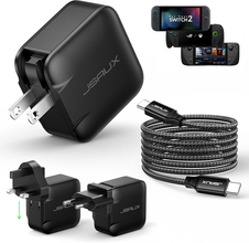 Amazon、JSAUX GAMINGの65W充電器＆USB-Cケーブル＆トラベルアダプタセット「CH6505」を2,024円で販売中（タームセール）