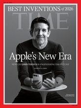 John Ternus CEO、TIMEの「The Best Inventions of 2026」特集の表紙を飾る