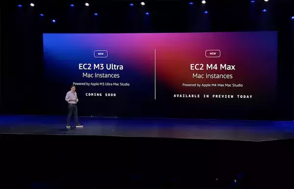 AWS、Amazon EC2 Mac インスタンスにMac Studio (2025)/M4 Maxプレビューを追加（M3 Ultraも追加予定）