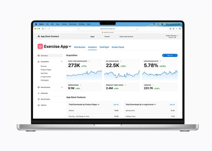 Apple、App Store Connectのアナリティクスに、リリース以来最大のアップデート