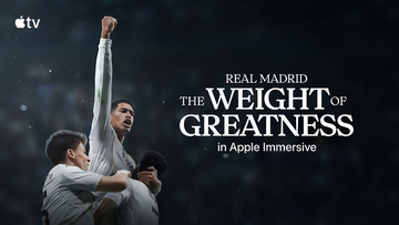 Apple、5月22日より新しいApple Immersive Video「Real Madrid: The Weight of Greatness」を公開