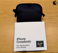 Apple Store、HerschelのAirTagポケット付きiPhone用クロスボディバッグ「Herschel iPhone Crossbody」を販売開始（Apple限定）