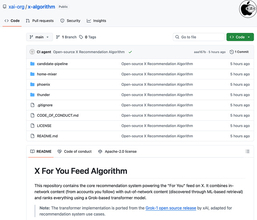 xAI、Grokモデルと同じトランスフォーマーアーキテクチャを採用した新たなXアルゴリズムをオープンソース化