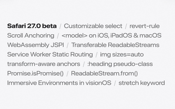 WWDC26：Safari 27とWebKitの進化