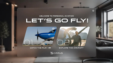 Cirrus Aircraft、Apple Vision Pro用バーチャルフライトアプリ「Let's Go Fly!」をリリース