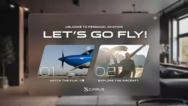 Cirrus Aircraft、Apple Vision Pro用バーチャルフライトアプリ「Let's Go Fly!」をリリース
