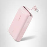 「Amazon、ベルキンのポータブルバッテリー「BoostCharge Power Bank 10K with Integrated Cable」を2,227円で販売中」の画像1