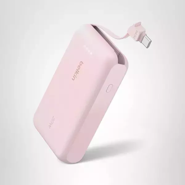 Amazon、ベルキンのポータブルバッテリー「BoostCharge Power Bank 10K with Integrated Cable」を2,227円で販売中