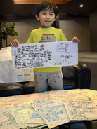 バス停表示ミスを6歳児が次々指摘　路線図すっかり覚えたバスマニア　北九州市