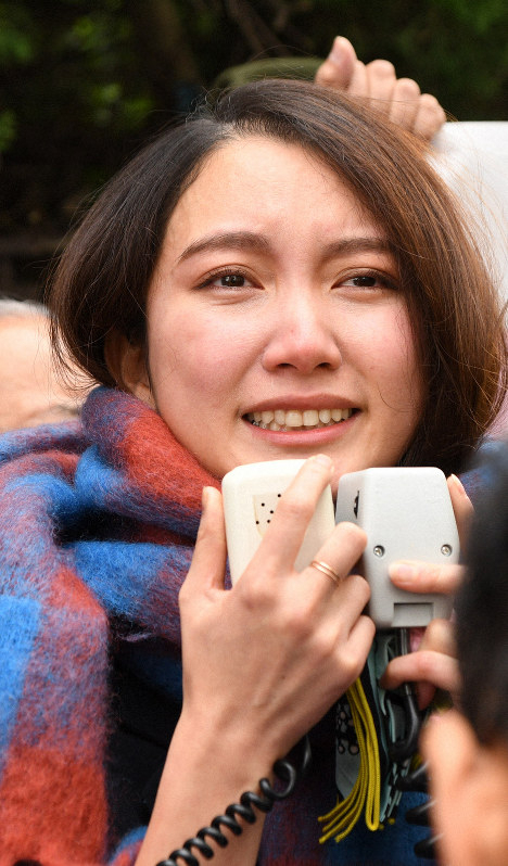 伊藤詩織さん 支援者にお礼