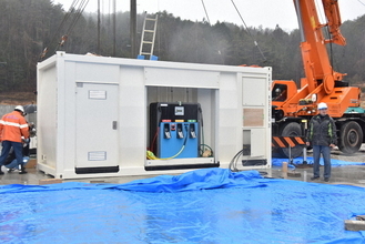 GS維持へ地上タンク　エネ庁が全国初の実証実験　長野・売木