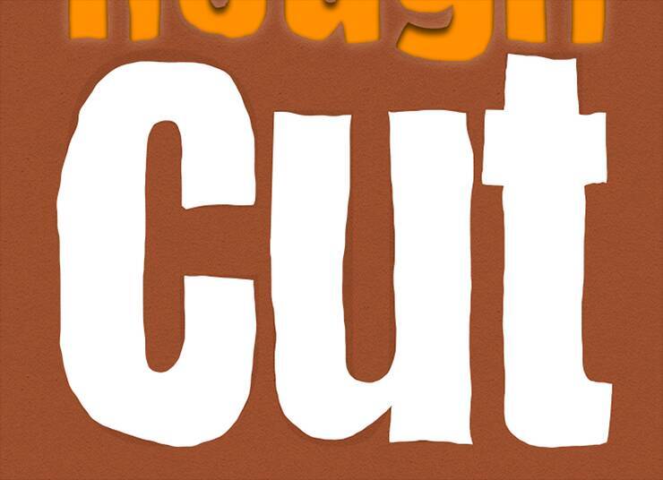 Photoshopで切り絵風のロゴを作る（切り絵／ロゴ）