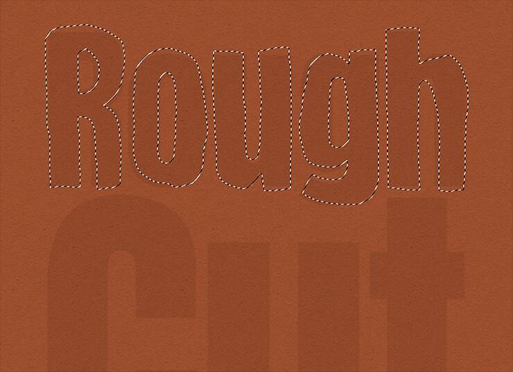 Photoshopで切り絵風のロゴを作る（切り絵／ロゴ）