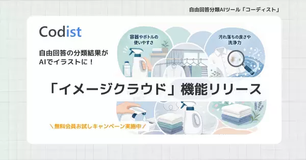 アンケートの分類ツール「コーディスト」に集計結果をビジュアル化するAI機能が追加
