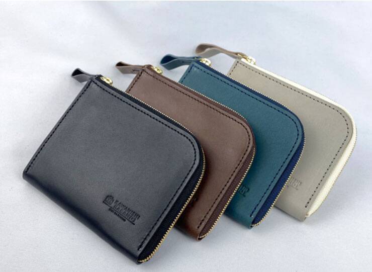 カワニシカバンプロダクト、耐水性を備えたレザー製コンパクト財布「Ricchy D」を発売