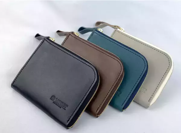 「カワニシカバンプロダクト、耐水性を備えたレザー製コンパクト財布「Ricchy D」を発売」の画像