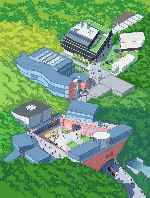 「東京造形大学のキャンパス建築の歴史が模型や写真で紹介される「生きるキャンパス展」」の画像