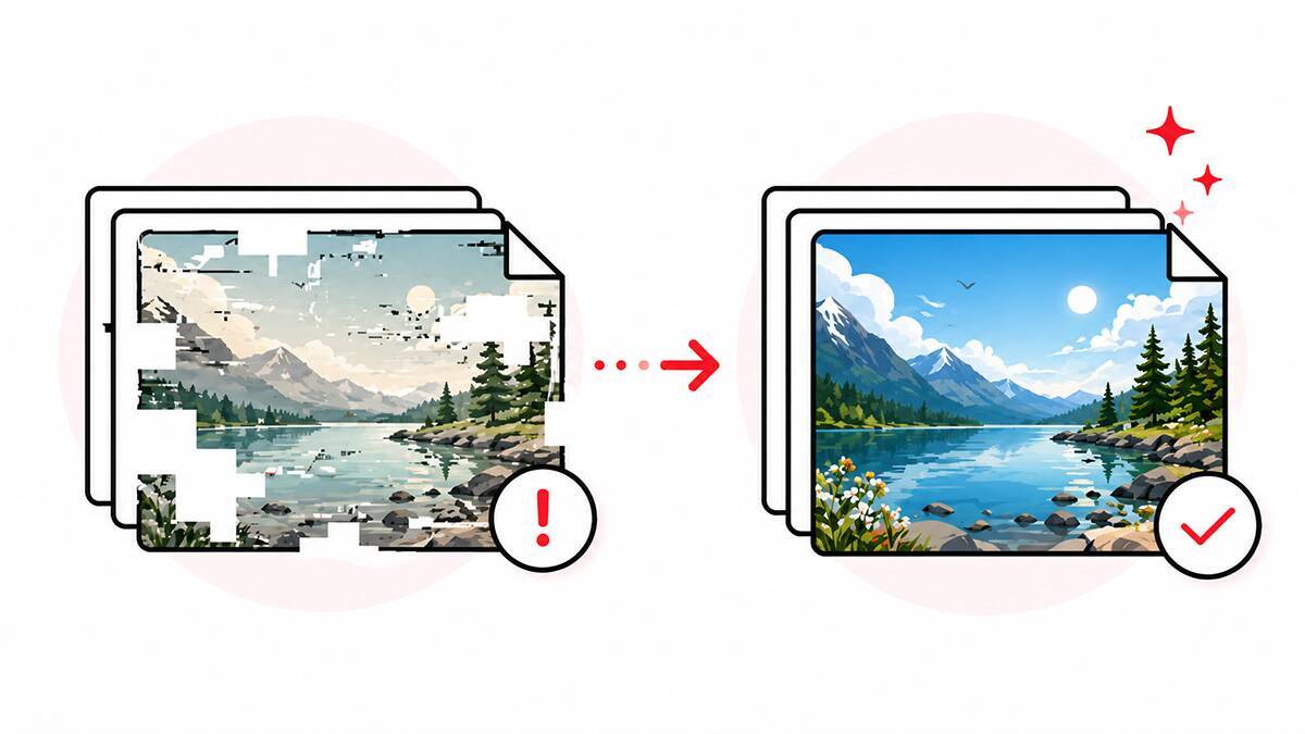 ソースネクスト、破損した画像データを復元するソフト「修復 for フォト」を発売