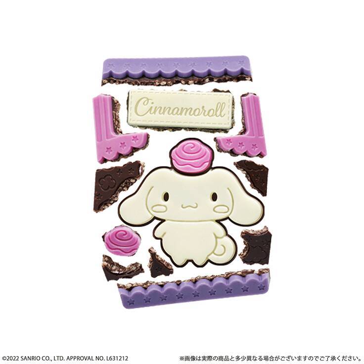板チョコを割ってキャラクターを型抜く「キャラパキ」にサンリオ の人気キャラたちが登場