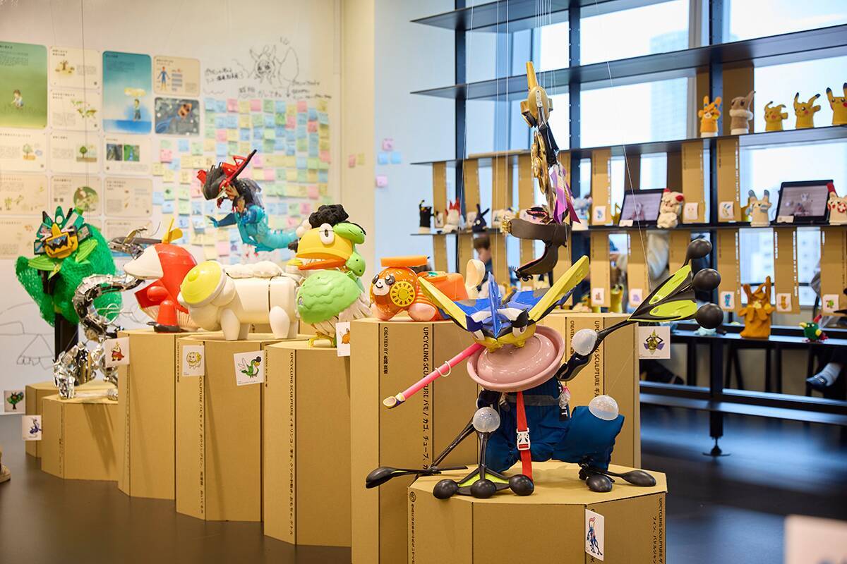多摩美の学生たちが制作したポケモン作品を展示する「ポケモンと考える アート・環境教育展 4」