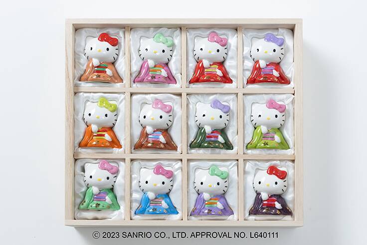 印刷インキや色見本帳で有名なDICがサンリオと初コラボ　数量限定の「日本の伝統色 ハローキティ」