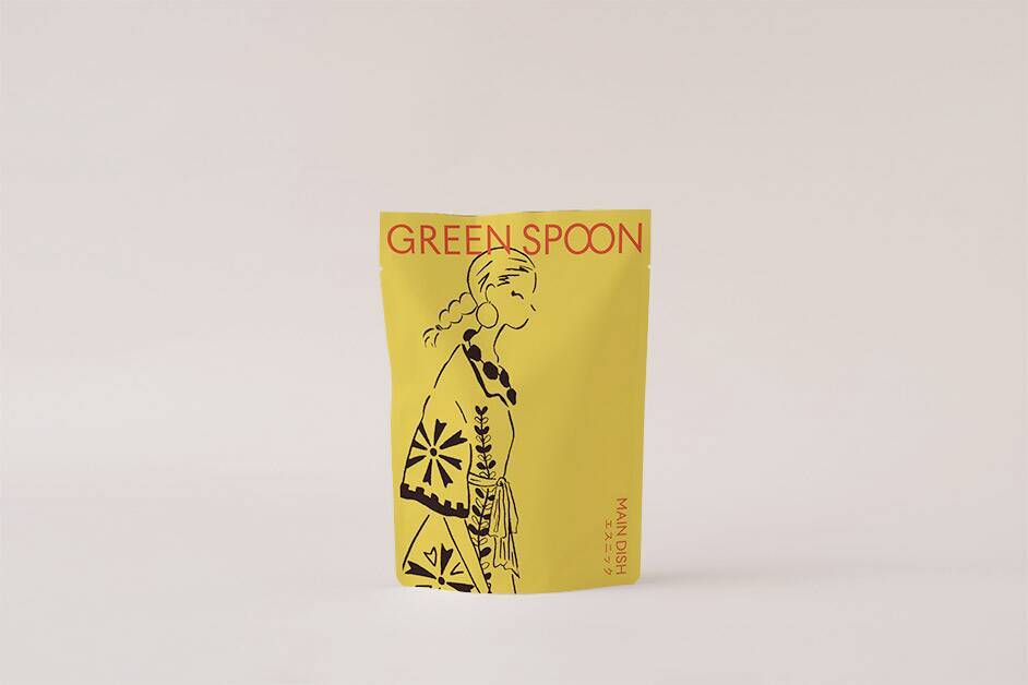 商品パッケージ『メインディッシュ／GREEN SPOON』、書籍カバー『そっちにいかないで／戸田真琴』