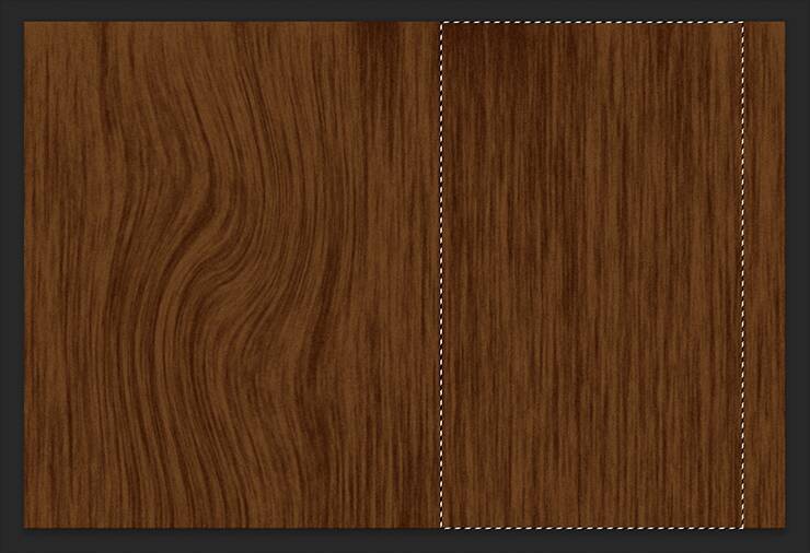 写真素材などを使わずに、Photoshopで木目調のロゴを作る（木目／ロゴ）