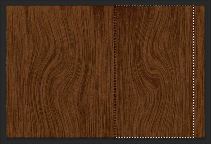 写真素材などを使わずに、Photoshopで木目調のロゴを作る（木目／ロゴ）