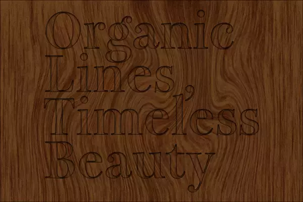 「写真素材などを使わずに、Photoshopで木目調のロゴを作る（木目／ロゴ）」の画像