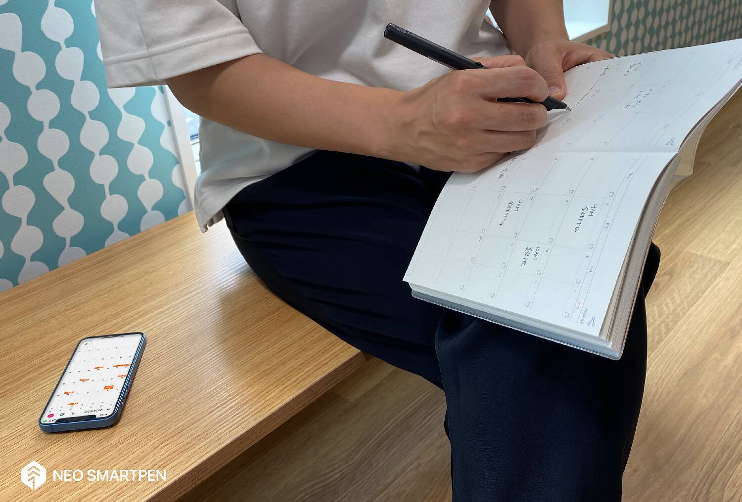 手書きメモがGoogleカレンダーと連動する“デジアナ手帳”「N planner slim 2024（9月始まり）」発売