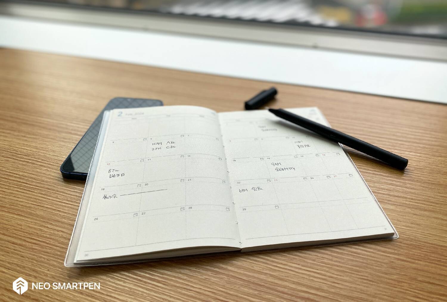 手書きメモがGoogleカレンダーと連動する“デジアナ手帳”「N planner slim 2024（9月始まり）」発売