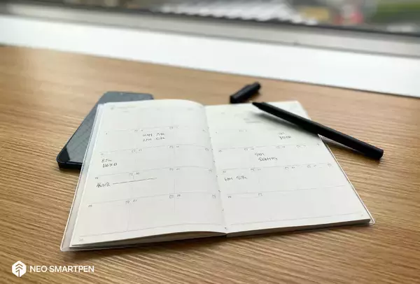 「手書きメモがGoogleカレンダーと連動する“デジアナ手帳”「N planner slim 2024（9月始まり）」発売」の画像