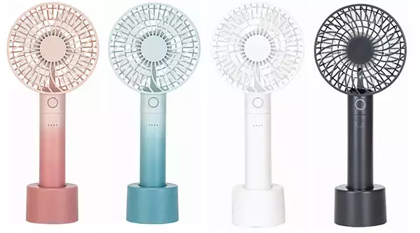 ニトリのモバイルバッテリー付きハンディファンに鮮やかなモデルが登場　夏の爽やかさただようグラデーションカラー