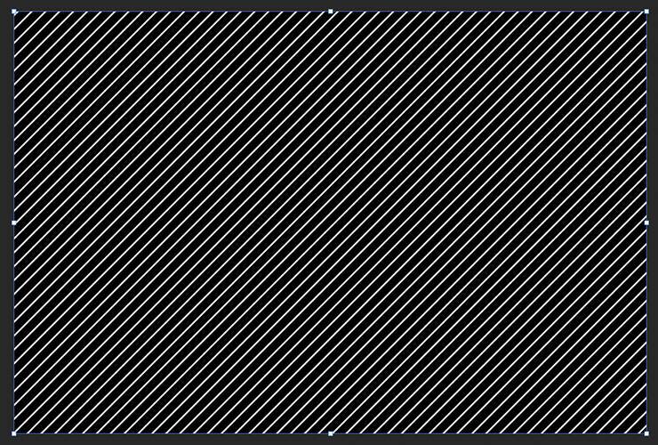 斜めのラインでできた立体的なグラフィック／ロゴを作る