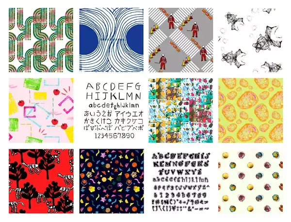 「シブヤフォント、2024年度のフォントとパターンの新作データを公開」の画像