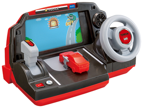 【色覚多様性に対応／オモチャで初のCUD認証取得】タカラトミーの「トミカを運転！ハンドルドライバー」